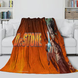Dr Stone Hd Anime Blanket Flannel Fleece Throw