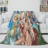 Dr Stone Hd Anime Blanket Flannel Fleece Throw