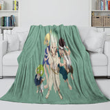 Dr Stone Hd Anime Blanket Flannel Fleece Throw