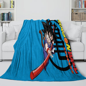 Dragon Ball Blanket Flannel Throw Room Decoration