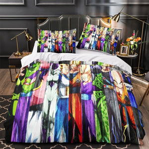Dragon Ball FighterZ Bedding Set Pattern Quilt Cover Without Filler
