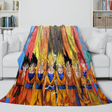 Dragon Ball Super Blanket Flannel  Kids Room Throw