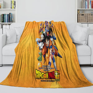 Dragon Ball Super Blanket Flannel Throw Room Decoration