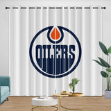 Edmonton Oilers Curtains Blackout Window Drapes Room Decoration