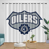 Edmonton Oilers Curtains Blackout Window Drapes Room Decoration
