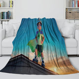 Elio Pattern Blanket Flannel Throw Room Decoration