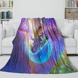 Elio Pattern Blanket Flannel Throw Room Decoration