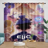 Elio Pattern Curtains Blackout Window Drapes Room Decoration