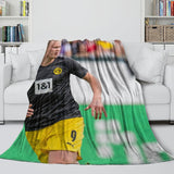 Erling Haaland Blanket Flannel Throw Room Decoration