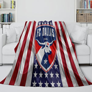 FC Dallas Blanket Flannel Fleece Throw Room Decoration