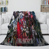 Final Fantasy Blanket Flannel Fleece Throw Room Decoration