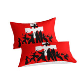 Fire Force Bedding Set Pattern Quilt Cover Without Filler