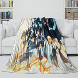 Fire Force Blanket Flannel Fleece Throw Room Decoration