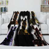 Five Nights at Freddy's 2 Blanket Flannel Throw Room Decoration