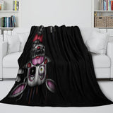 Five Nights at Freddy's 2 Blanket Pattern Flannel Throw Room Decoration