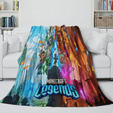 Game Pattern Minecraft Blanket Flannel Throw Room Decoration