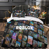 Game Pattern Roblox Bedding Set Quilt Duvet Cover Without Filler