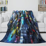 Game Pattern Roblox Blanket Flannel Throw Room Decoration