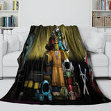 Game Pattern Roblox Blanket Flannel Throw Room Decoration