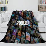 Game Pattern Roblox Blanket Flannel Throw Room Decoration