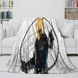 Ghost Rider Blanket Pattern Flannel Kids Room Throw