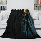 Ghost Rider Blanket Pattern Flannel Kids Room Throw