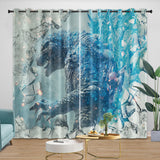 Godzilla Minus One Curtains Blackout Window Drapes