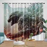 Godzilla Minus One Curtains Blackout Window Drapes