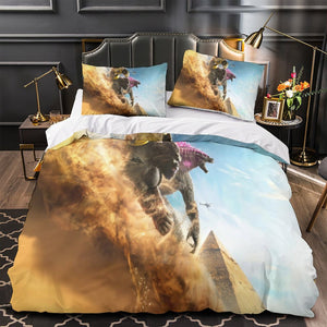 Godzilla X Kong The New Empire Bedding Set Duvet Cover Without Filler