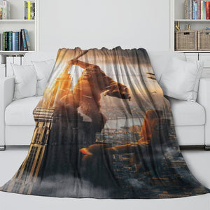 Godzilla X Kong The New Empire Blanket Flannel Fleece Throw