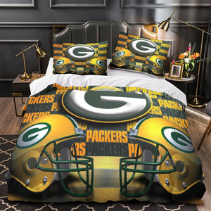 Green Bay Packers Bedding Set Duvet Cover Without Filler