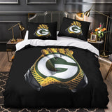 Green Bay Packers Bedding Set Duvet Cover Without Filler