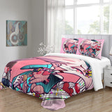 Hazbin Hotel Bedding Set Duvet Cover Without Filler