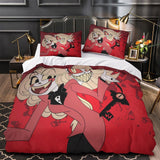 Hazbin Hotel Bedding Set Duvet Cover Without Filler