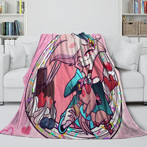 Hazbin Hotel Blanket Flannel Fleece Throw Room Decoration