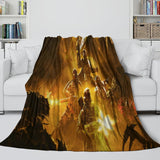 Helldivers 2 Blanket Flannel Fleece Throw Room Decoration