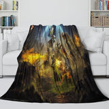 Helldivers 2 Blanket Flannel Fleece Throw Room Decoration