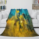 Helldivers 2 Blanket Flannel Fleece Throw Room Decoration