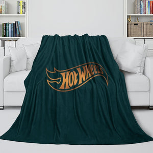 Hot Wheels Blanket Flannel Kids Throw Room Decoration