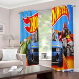 Hot Wheels Curtains Blackout Window Drapes