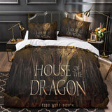 House of the Dragon Bedding Set Duvet Cover Without Filler