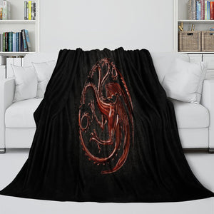 House of the Dragon Blanket Flannel Fleece Throw Room Decoration