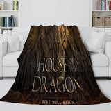 House of the Dragon Blanket Flannel Fleece Throw Room Decoration