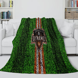 Houston Dynamo Blanket Flannel Fleece Throw Room Decoration