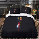 Iron Man Duvet Cover Kids Room Bedding Set Without Filler