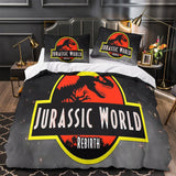 Jurassic World Rebirth Bedding Set Quilt Duvet Cover Without Filler