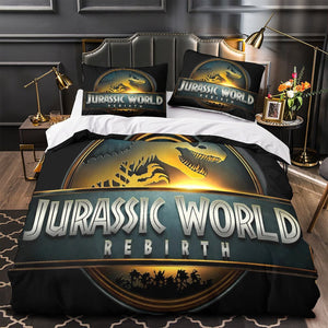 Jurassic World Rebirth Bedding Set Quilt Duvet Cover Without Filler