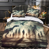 Jurassic World Rebirth Bedding Set Quilt Duvet Cover Without Filler
