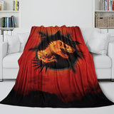 Jurassic World Rebirth Blanket Flannel Throw Room Decoration