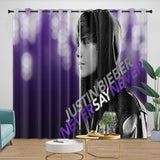 Justin Bieber Curtains Blackout Window Drapes Kids Room Decoration